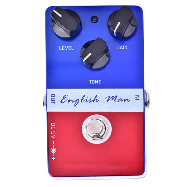 Mini Metal Distortion Gitarr Effektpedal med True Bypass 6.35mm Jack Tillbehör