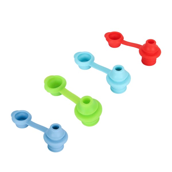 4-pack silikonpipmugglock, pipar för småbarn