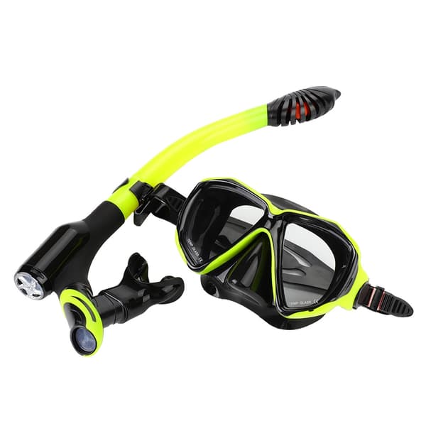 TUO Anti-imma dykmask snorkelset fullt torrt rör undervattenssimutrustning