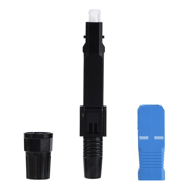 100 stk. SC Single Mode Fiber Quick Connector Adapter Kit til FTTH Netværksinstallation