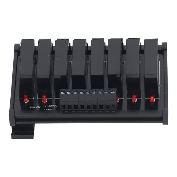 8-kanals solid state relæmodul indgang 3 til 32VDC belastning 5 til 8A 24-480VAC til industriel styring