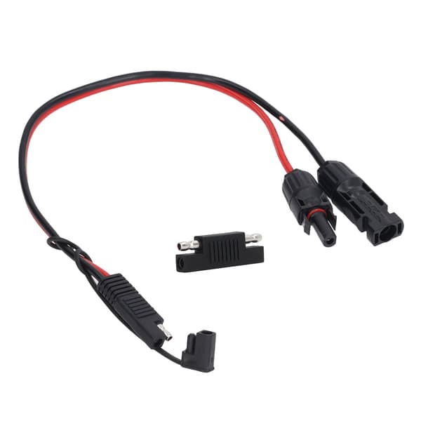 Solpanel Forbindelseskabel 12AWG PVC Kobber Solpanel til SAE Adapter til Motorcykler Biler
