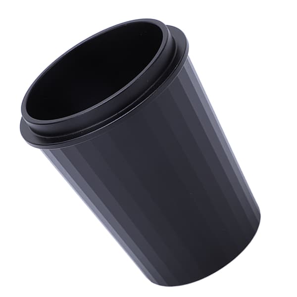 51 mm aluminium espresso doseringskop pulverføder til kaffekværn brygger sort
