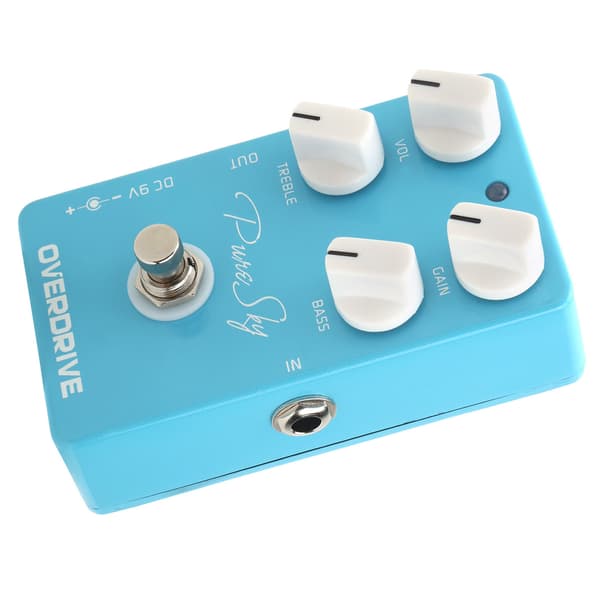 Overdrive Pedal Elgitarr True Bypass Effekt EQ Musikinstrument Tillbehör