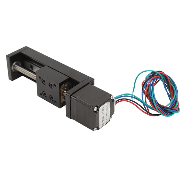 Linjär rörelseglidaktuator 50 mm slaglängd stegskena guidekit för CNC-fräs DIY-scen