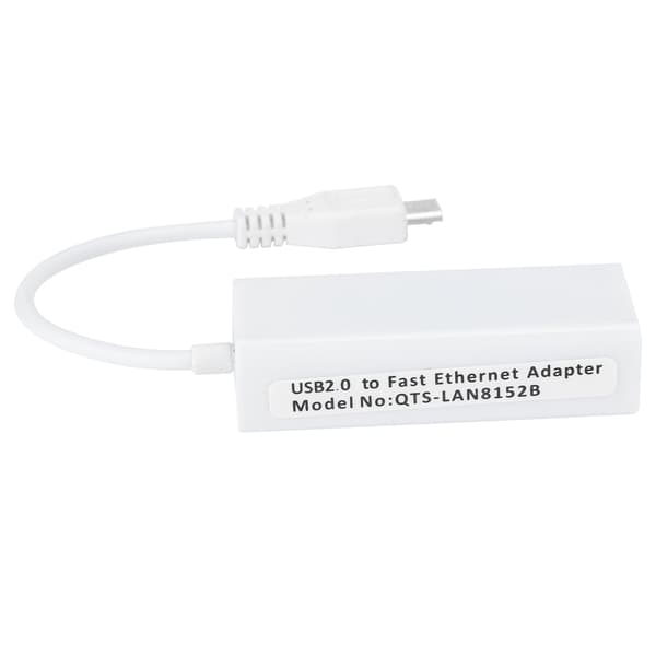 Micro USB–RJ45 Ethernet-sovitin Raspberry Pi Zero 1.3/W:lle, verkon LAN-liitin, kompakti Plug-and-Play