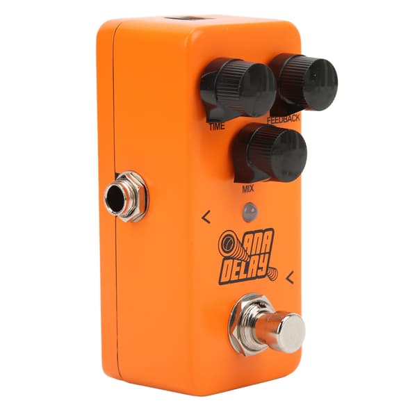 Digital Delay Guitar Effekt Monoblok Knapjustering Metal Effektor Pedal Lydprocessor