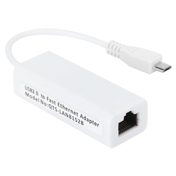 Micro USB til RJ45 Ethernet-adapter til Raspberry Pi Zero 1.3/W, Netværks-LAN-stik, Kompakt Plug-and-Play