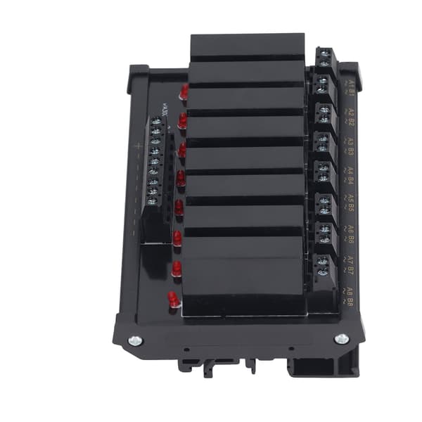 8-kanals solid state relæmodul indgang 3 til 32VDC belastning 5 til 8A 24-480VAC til industriel styring