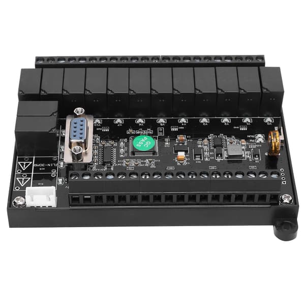 PLC-kontrollkort programmerbar styrenhet fördröjningsrelämodul med analog FX1N‑30MR DC10‑28V