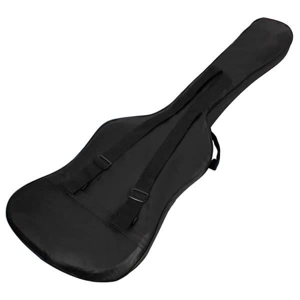 Elbasgitarrväska Ryggsäck 20 mm Vadderad för Elbas och Gitarr Svart