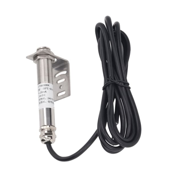 Berøringsfrit Infrarødt Termometer 20:1 -50°C til 600°C Pyrometer Probe til Metallurgi DC24V
