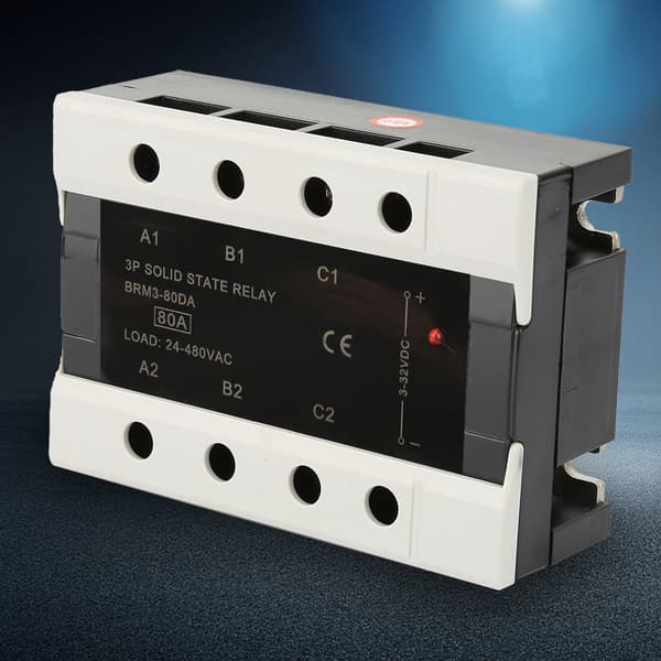 Belastning 24-480VAC Trefaset Solid State Relæ (BRM3-80DA)