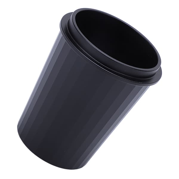 51 mm aluminium espresso doseringskop pulverføder til kaffekværn brygger sort