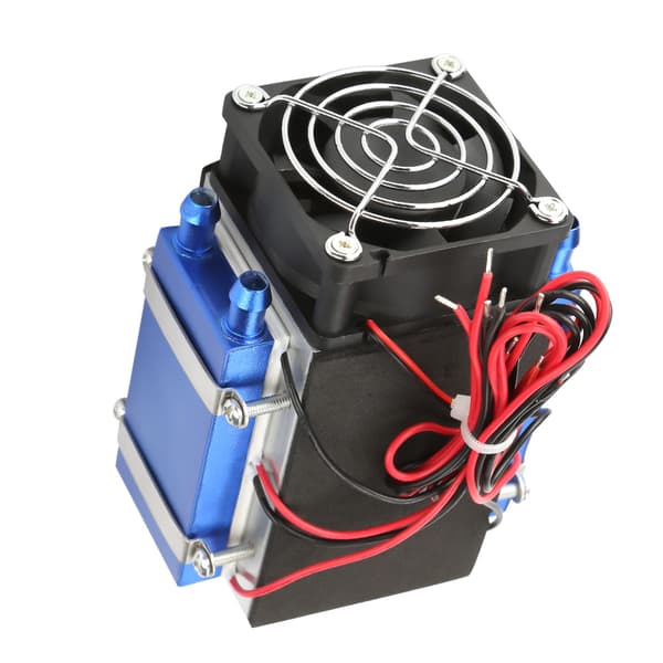 12V 4-chip termoelektrisk køler Peltier-modul DIY luftkøler radiatorsæt