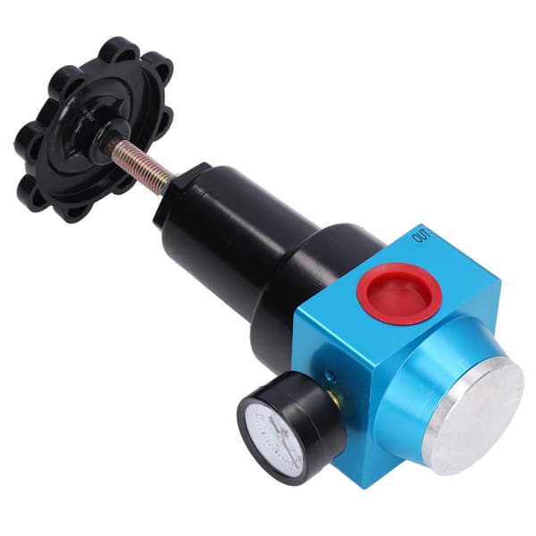 Lufttrycksregulator Medium Pneumatisk Reduktionsventil Reglerande Kontrollmätare QTYH‑25 G1