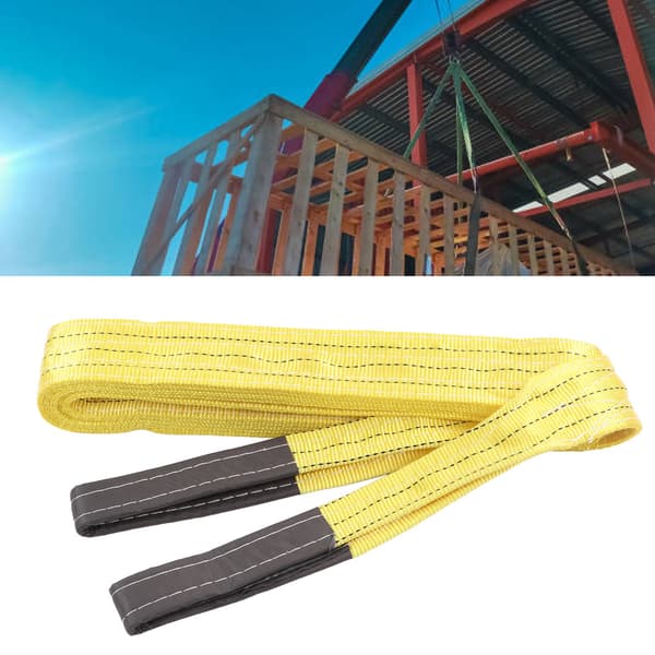 Lyftstropp 3T 6614LB 6M 19.69FT Förtjockad Breddad Polyester Robust Stabil Rigglyftstropp för Kranlyft