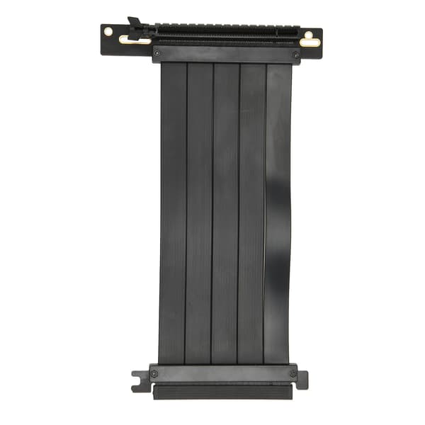 PCIE 4.0 X16 Riser-kabel, Plug and Play Højhastigheds GPU-forlængerkabel, 20 cm/7,9 tommer til grafikkort, sort