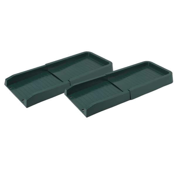 Stuprörsförlängning Splash Block, Väderbeständig PP, Utomhus Grön, 1-pack