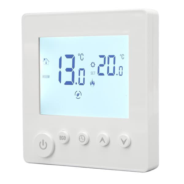 Golvvärmetermostat Styrenhet Programmerbar Kontrollpanel LCD-skärm 90V-240V för Hemmet