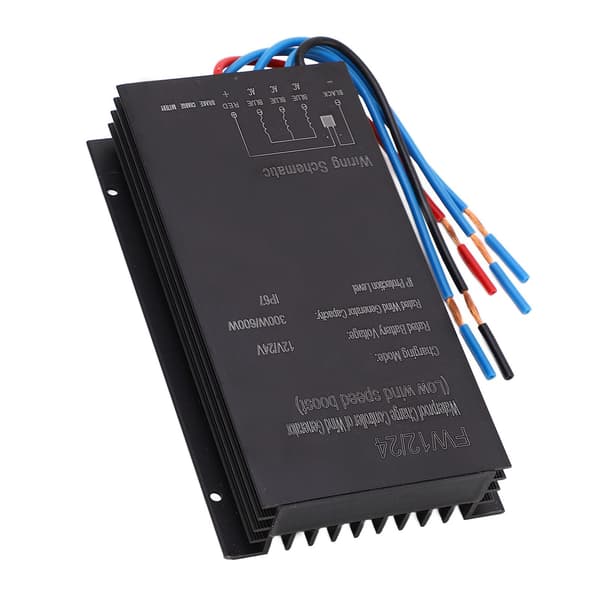 Vindmøllecontroller Vindkraftgenerator MPPT Opladningscontroller 12V 24V IP67 Vandtæt
