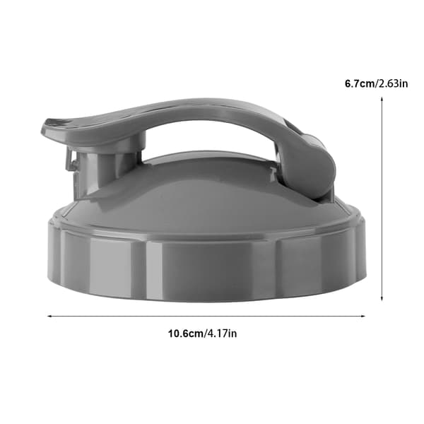 1 st vikbart locktätning för 600W 900W mixerflaska, grå ersättningspackning