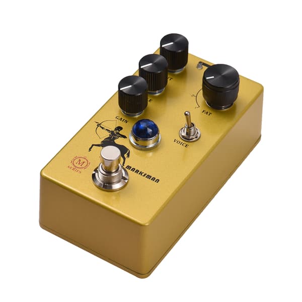 MOSKYAudio Overdrive/Preamp/Booster Gitarr Effektpedal 4 Clipping Mode Switch & Output/Treble/Gain Kontroller Kompakt Bärbar Digital Gitarr Effektor