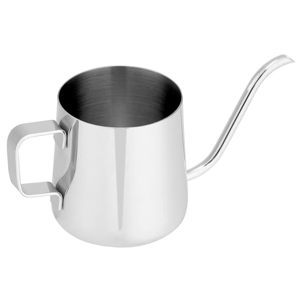 Svansehalskedel i rustfrit stål til Pour-Over kaffe Teværktøj (Sølv, 250 ml)