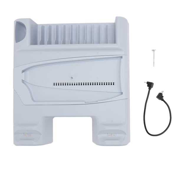 Spilcontroller-ladestation Professionel Effektiv Dobbeltplads Spilkonsol Kølestativ til PS5 Slim-konsol til PS5-spilcontroller