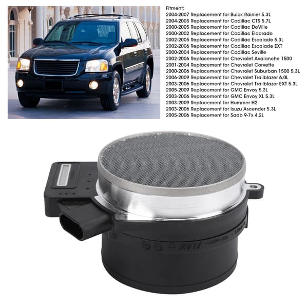 Masseluftstrømssensor 25168491 Kompatibel med Chevy Silverado, Suburban, Avalanche, Corvette