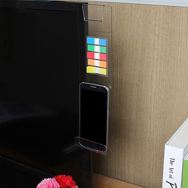 Akryl opslagstavle skærmpåmindelse sticky note panel til skrivebord (højre side)