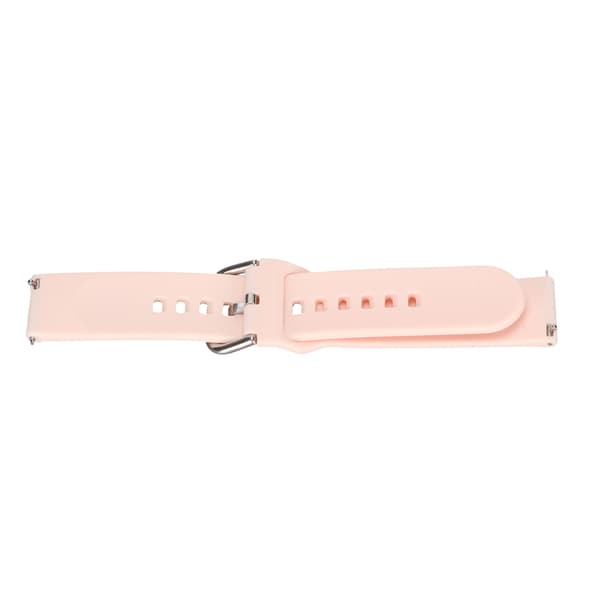 Silikonebånd 20 mm Solid Rosa Erstatningsrem til Amazfit GTS 3, GTS 2, Bip S, Bip Ur