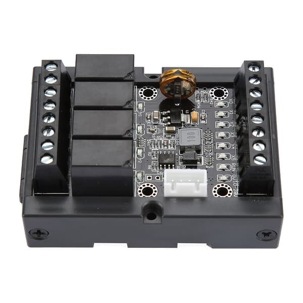 FX1N-10MR PLC Relämodul med kapsling för industriell kontrollkort, programmerbar timer-enhet