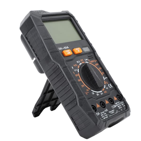 Digitalt Multimeter Auto Ranging Stemmeudsendelse AC DC Spænding Strøm Kapacitans Modstand Frekvens Tester