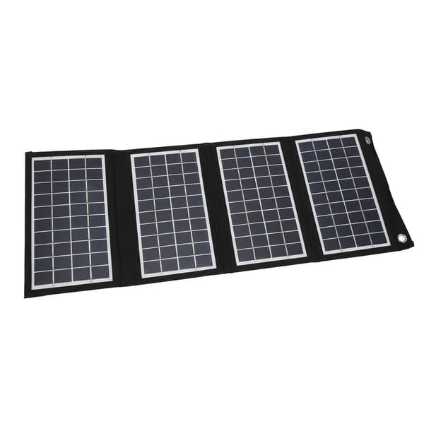 Sammenfoldelig Soloplader 30W 5V Dobbelt USB Power Bank Panel til Udendørs Vandring, Camping & Smartphone