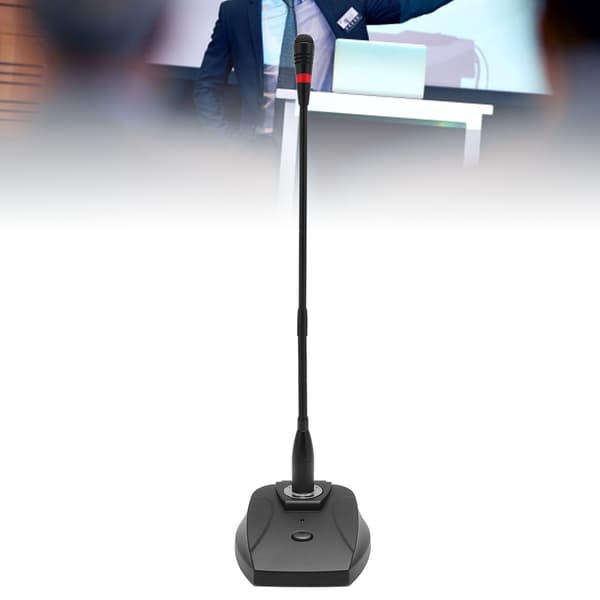 Svanehals kondensatormikrofon XLR-stik Bordmikrofon til foredrag konferencer videomøder