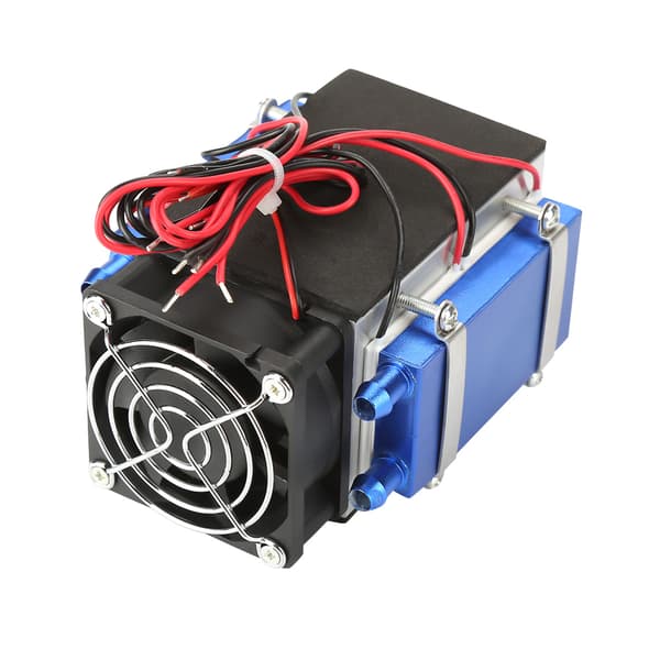 12V 4-chip termoelektrisk køler Peltier-modul DIY luftkøler radiatorsæt