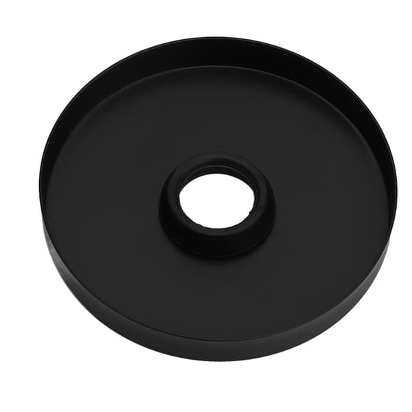 304 rustfrit stål brusearm flange dækplade G1/2in rør udskiftning sort