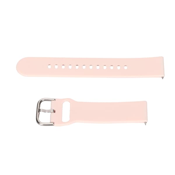 Silikonebånd 20 mm Solid Rosa Erstatningsrem til Amazfit GTS 3, GTS 2, Bip S, Bip Ur
