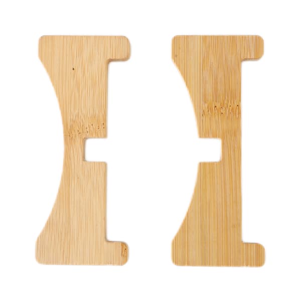 Bambu växtställ korsformad bricka multifunktion för husdjur hem kök 17,5x5cm