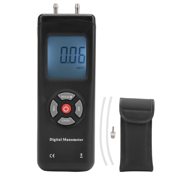 TL101 Digital Manometer Lufttrycksmätare Differential Lufttryckstestverktyg +5psi