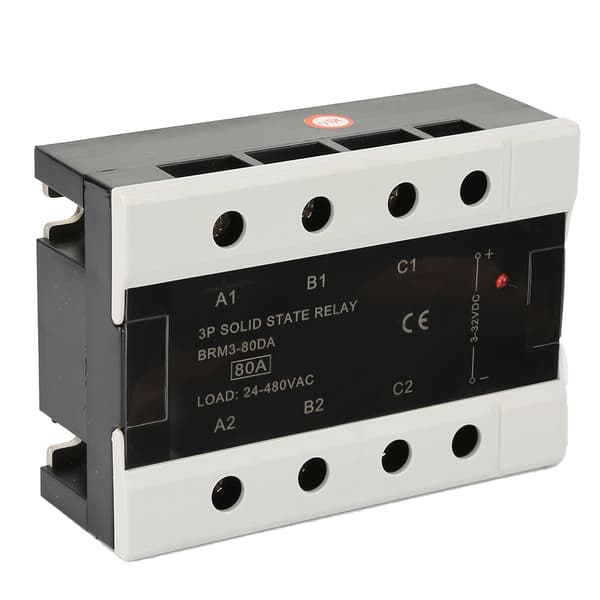 Belastning 24-480VAC Trefaset Solid State Relæ (BRM3-80DA)