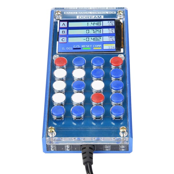 6-akset Mach3 digitalt LCD-display håndholdt manuel kontrolboks CNC seriel interface