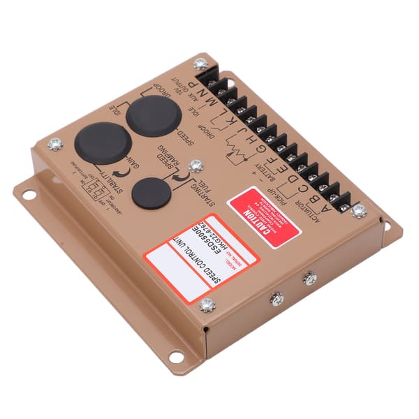 ESD5500E Dieselgenerator Elektronisk Regulator, Motor Tomgångsvarvtalsregulator, 12V/24V DC Långsam Startmodul
