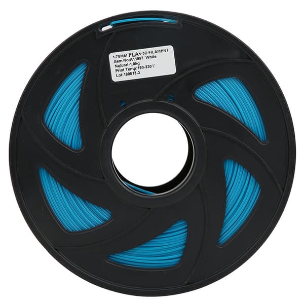 Himmelblå 1,75 mm 1 kg PLA-printer Lang filamentudskrivningsmateriale til 3D-printer