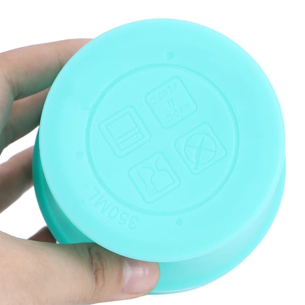 350 ml hopfällbar silikonmugg bärbar resemugg för utomhuscamping