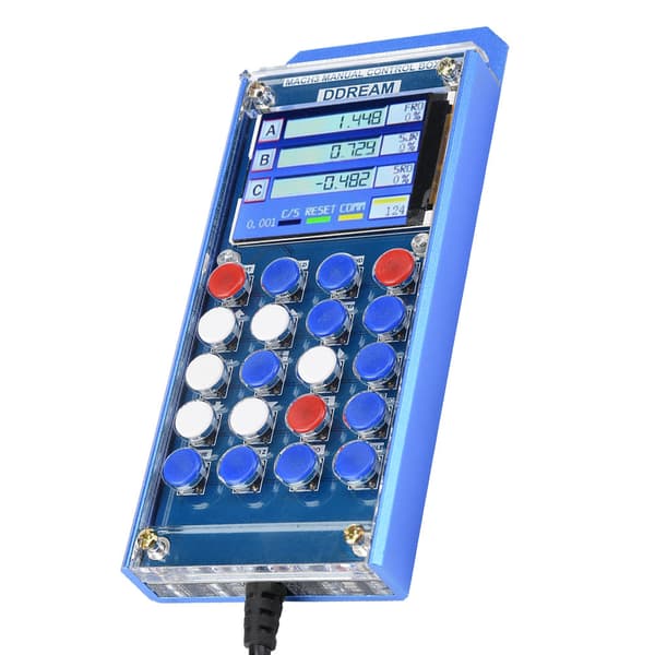 6-akset Mach3 digitalt LCD-display håndholdt manuel kontrolboks CNC seriel interface