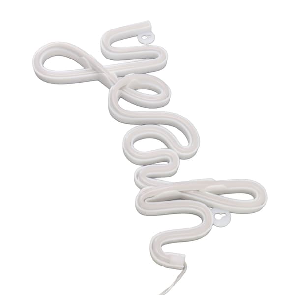 Yeah Shape LED Neonskylt Väggdekor - Varmvit Nattlampa