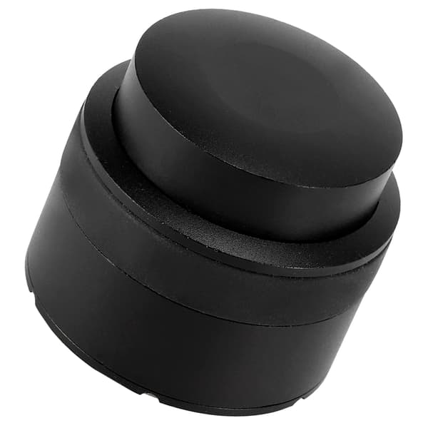51 mm kaffetamper og fordeler i stål, sort, espressosæt
