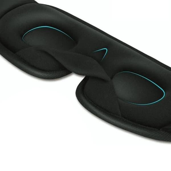 3D Mjuk Sovmask Justerbar Rem Stresslindring Nattögonbindel